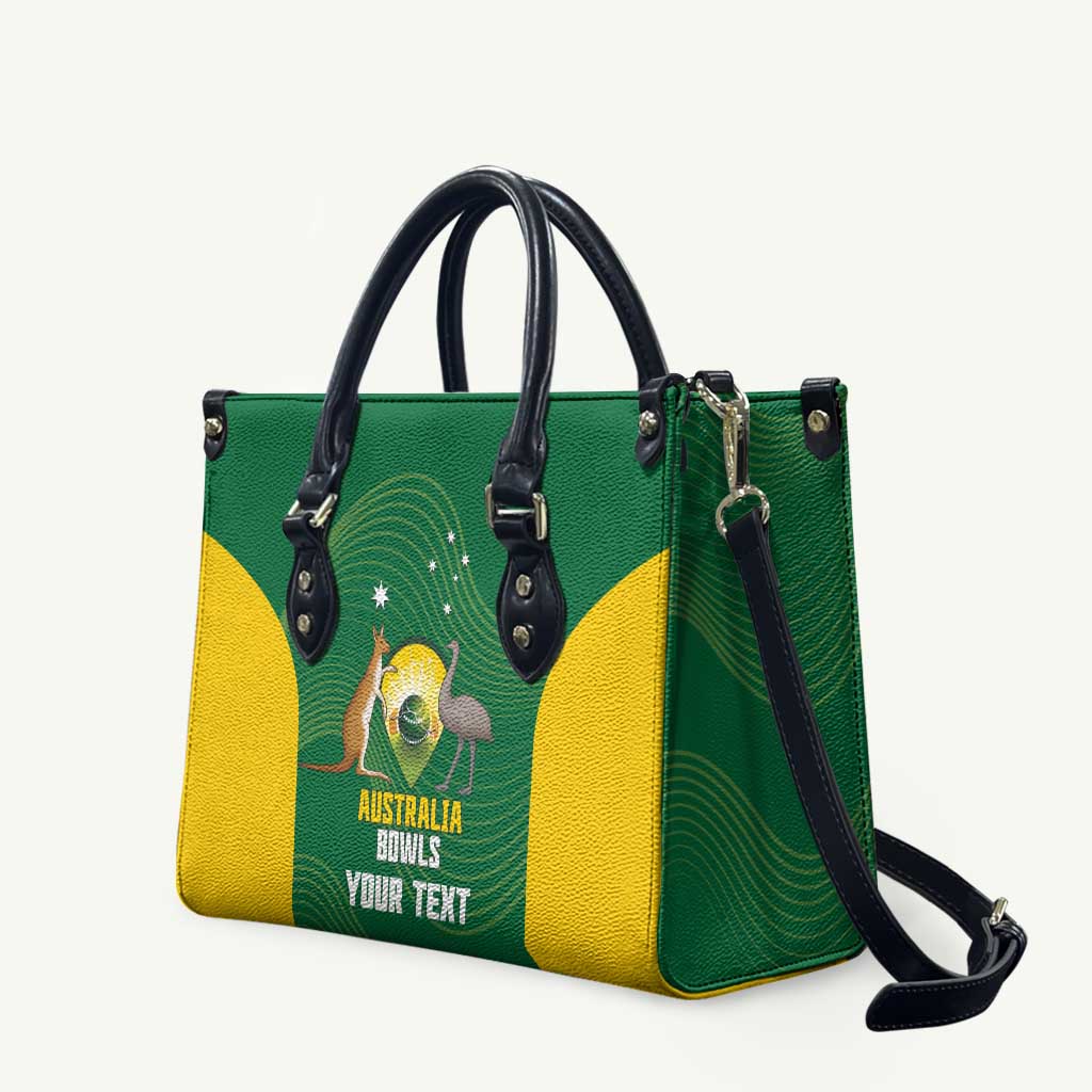 Custom Bowls Australia Leather Bag National Color Curve Sporty - Aussie Hoodie