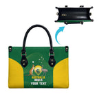 Custom Bowls Australia Leather Bag National Color Curve Sporty - Aussie Hoodie
