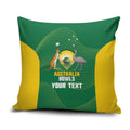 Custom Bowls Australia Pillow Cover National Color Curve Sporty - Aussie Hoodie