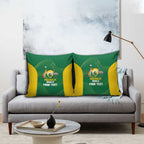 Custom Bowls Australia Pillow Cover National Color Curve Sporty - Aussie Hoodie