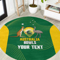 Custom Bowls Australia Round Carpet National Color Curve Sporty - Aussie Hoodie