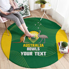 Custom Bowls Australia Round Carpet National Color Curve Sporty - Aussie Hoodie