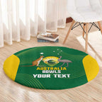 Custom Bowls Australia Round Carpet National Color Curve Sporty - Aussie Hoodie
