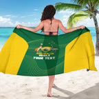 Custom Bowls Australia Sarong National Color Curve Sporty - Aussie Hoodie