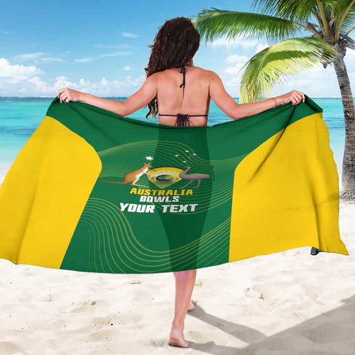 Custom Bowls Australia Sarong National Color Curve Sporty - Aussie Hoodie