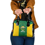 Custom Bowls Australia Shoulder Handbag National Color Curve Sporty - Aussie Hoodie