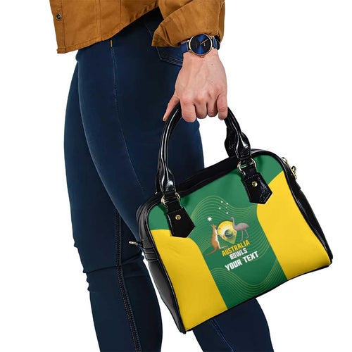 Custom Bowls Australia Shoulder Handbag National Color Curve Sporty - Aussie Hoodie