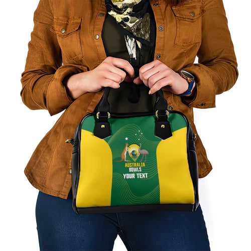 Custom Bowls Australia Shoulder Handbag National Color Curve Sporty - Aussie Hoodie