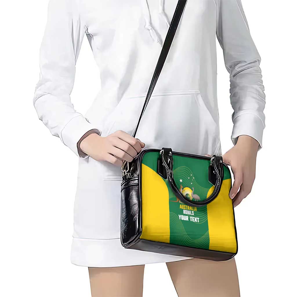 Custom Bowls Australia Shoulder Handbag National Color Curve Sporty - Aussie Hoodie
