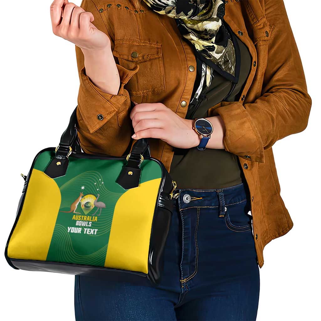 Custom Bowls Australia Shoulder Handbag National Color Curve Sporty - Aussie Hoodie