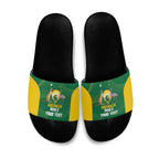 Custom Bowls Australia Slide Sandals National Color Curve Sporty - Aussie Hoodie