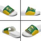 Custom Bowls Australia Slide Sandals National Color Curve Sporty - Aussie Hoodie
