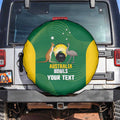Custom Bowls Australia Spare Tire Cover National Color Curve Sporty - Aussie Hoodie