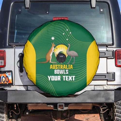 Custom Bowls Australia Spare Tire Cover National Color Curve Sporty - Aussie Hoodie