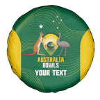 Custom Bowls Australia Spare Tire Cover National Color Curve Sporty - Aussie Hoodie