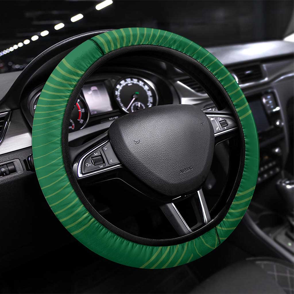 Bowls Australia Steering Wheel Cover National Color Curve Sporty - Aussie Hoodie