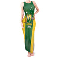 Custom Bowls Australia Tank Maxi Dress National Color Curve Sporty - Aussie Hoodie