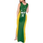Custom Bowls Australia Tank Maxi Dress National Color Curve Sporty - Aussie Hoodie