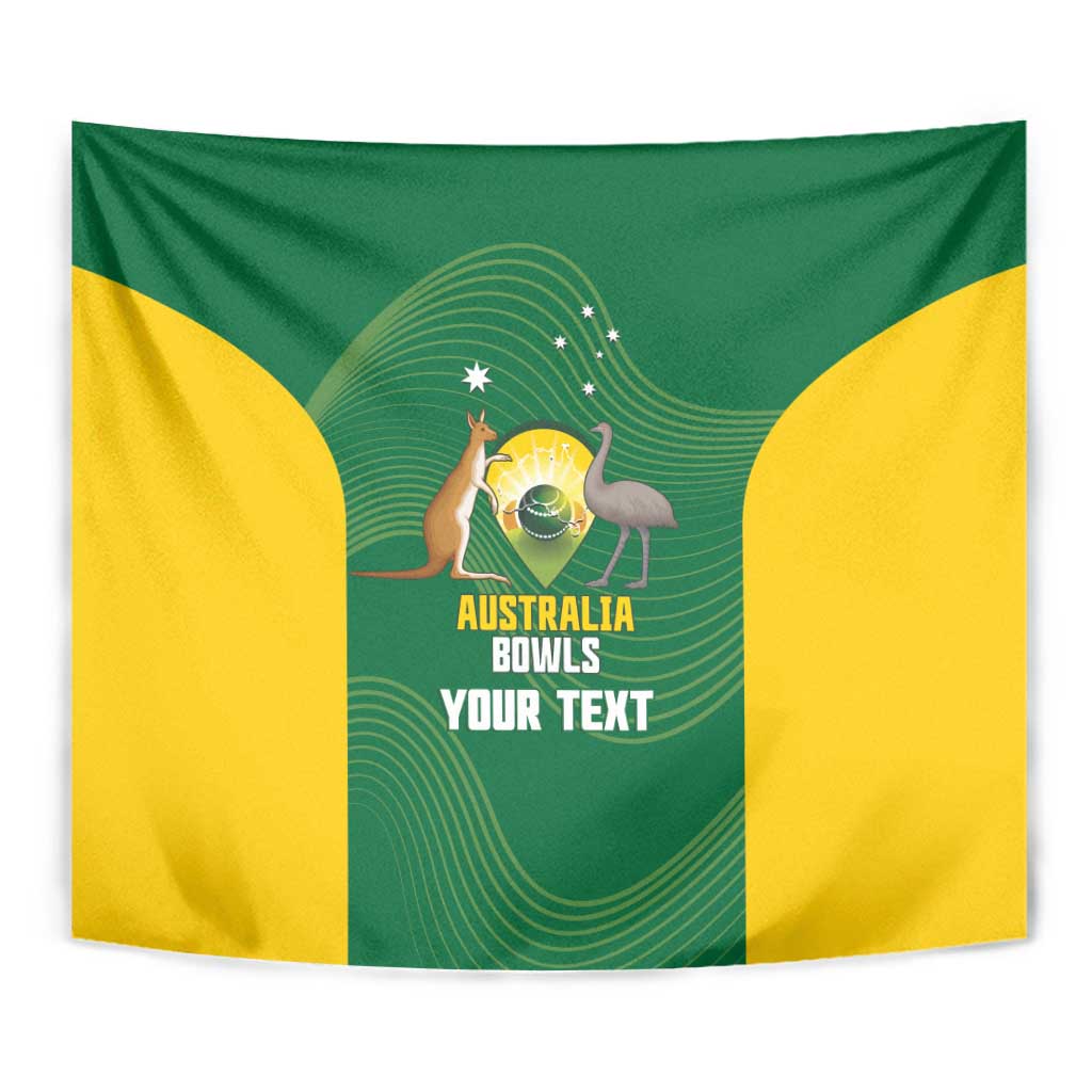 Custom Bowls Australia Tapestry National Color Curve Sporty - Aussie Hoodie