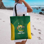 Custom Bowls Australia Tote Bag National Color Curve Sporty - Aussie Hoodie