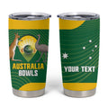 Custom Bowls Australia Tumbler Cup National Color Curve Sporty - Aussie Hoodie