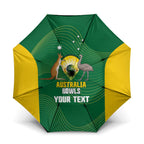 Custom Bowls Australia Umbrella National Color Curve Sporty - Aussie Hoodie