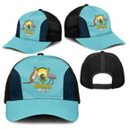 Bowls Australia Baseball Net Cap Teal Color Curve Sporty - Aussie Hoodie