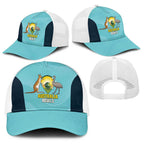 Bowls Australia Baseball Net Cap Teal Color Curve Sporty - Aussie Hoodie