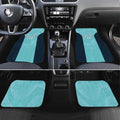 Custom Bowls Australia Car Mats Teal Color Curve Sporty - Aussie Hoodie