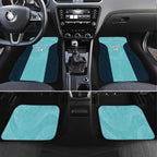 Custom Bowls Australia Car Mats Teal Color Curve Sporty - Aussie Hoodie