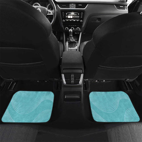 Custom Bowls Australia Car Mats Teal Color Curve Sporty - Aussie Hoodie