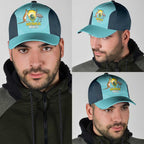 Bowls Australia Classic Cap Teal Color Curve Sporty - Aussie Hoodie