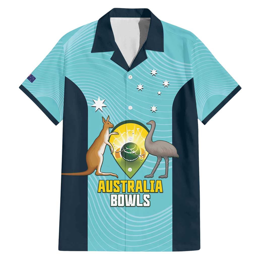 Custom Bowls Australia Family Matching Mermaid Dress and Hawaiian Shirt Teal Color Curve Sporty - Aussie Hoodie