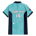 Custom Bowls Australia Family Matching Off Shoulder Maxi Dress and Hawaiian Shirt Teal Color Curve Sporty - Aussie Hoodie