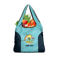 Custom Bowls Australia Grocery Bag Teal Color Curve Sporty - Aussie Hoodie