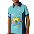 Custom Bowls Australia Kid Polo Shirt Teal Color Curve Sporty - Aussie Hoodie