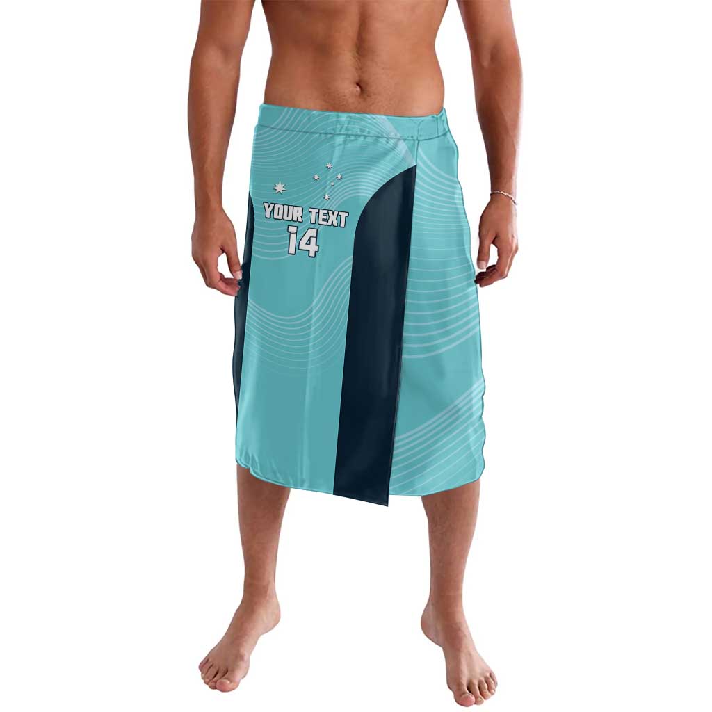 Custom Bowls Australia Lavalava Teal Color Curve Sporty - Aussie Hoodie
