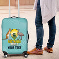 Custom Bowls Australia Luggage Cover Teal Color Curve Sporty - Aussie Hoodie