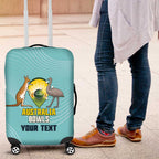 Custom Bowls Australia Luggage Cover Teal Color Curve Sporty - Aussie Hoodie