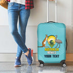 Custom Bowls Australia Luggage Cover Teal Color Curve Sporty - Aussie Hoodie