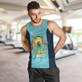 Custom Bowls Australia Men Tank Top Teal Color Curve Sporty - Aussie Hoodie