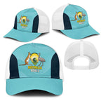 Bowls Australia Mesh Trucker Cap Teal Color Curve Sporty - Aussie Hoodie