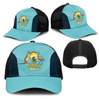 Bowls Australia Mesh Trucker Cap Teal Color Curve Sporty - Aussie Hoodie