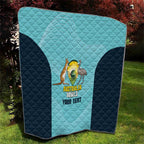 Custom Bowls Australia Quilt Teal Color Curve Sporty - Aussie Hoodie