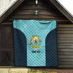 Custom Bowls Australia Quilt Teal Color Curve Sporty - Aussie Hoodie