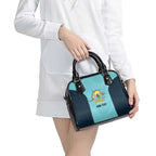 Custom Bowls Australia Shoulder Handbag Teal Color Curve Sporty - Aussie Hoodie