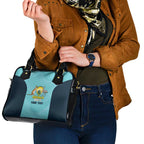 Custom Bowls Australia Shoulder Handbag Teal Color Curve Sporty - Aussie Hoodie