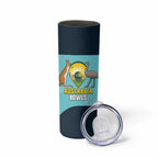 Custom Bowls Australia Skinny Tumbler Teal Color Curve Sporty - Aussie Hoodie