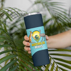 Custom Bowls Australia Skinny Tumbler Teal Color Curve Sporty - Aussie Hoodie