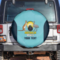 Custom Bowls Australia Spare Tire Cover Teal Color Curve Sporty - Aussie Hoodie